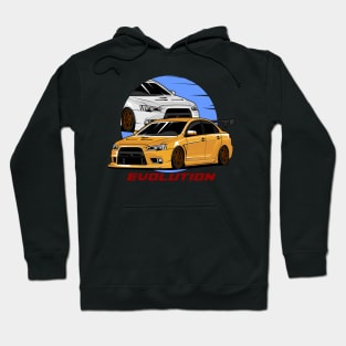 mitsubishi evolution Hoodie